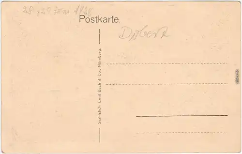 Heidelberg Schlossbeleuchtung Ansichtskarte  1920