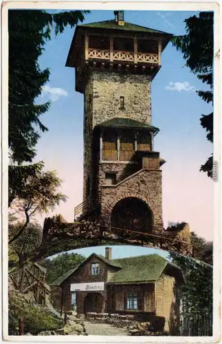 Bad Homburg vor der Höhe Herzbergturm und Restaurant 1924