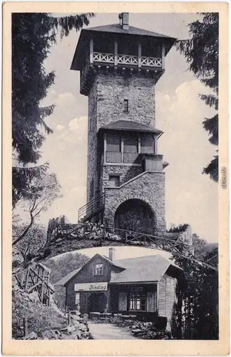 Bad Homburg vor der Höhe Herzbergturm und Binding 1940