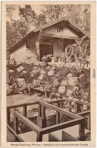 Bad Homburg  Höhe Kastell, Mithras - Heiligtum mit immerfließender Quelle 1924