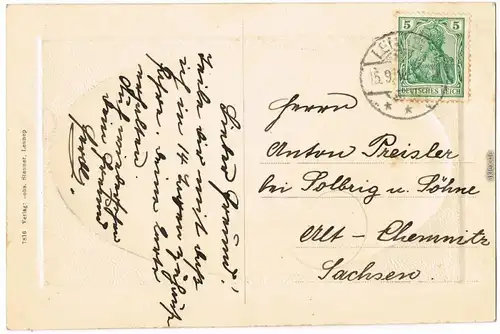 Lennep Remscheid Partie an den Krieger Denkmälern parcepartout 1913