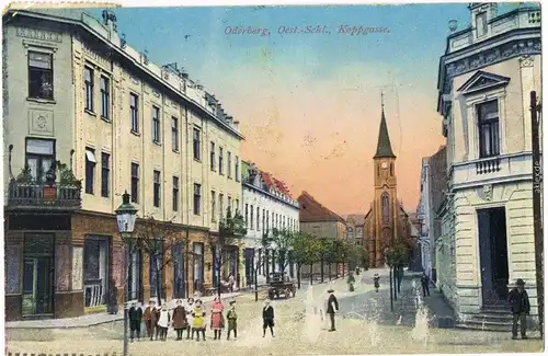 Oderberg Bohumín (Bogumin) Koppgasse Mähren ansichtskarte  1916