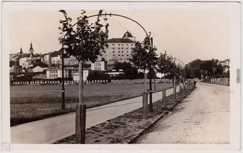 Jungbunzlau Mladá Boleslav Stadt, Straße Fabrik Deutsche Dienstpost Böhmen 1943