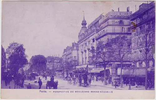 Paris Boulevard Bonne-Nouvelle CPA Ansichtskarte  1918