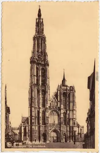 Antwerpen Anvers Kathedrale zu Antwerpen / Hofkirche 1940