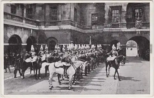 London Royal Horse Guards, Changing Guard, Whitehall 1940