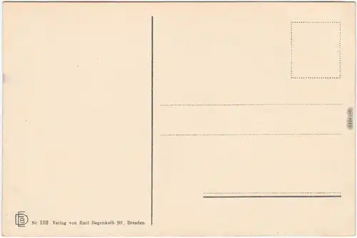 Wehlen StadtpartieAnsichtskarte b Bad Schandau  1914