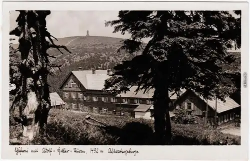 Freudenthal (Schlesien) Bruntál - Turm Altvaltergebirge 1936