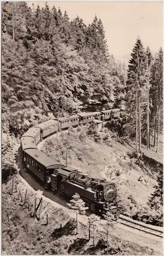 Die Harzquerbahn Ansichtskarte  1967