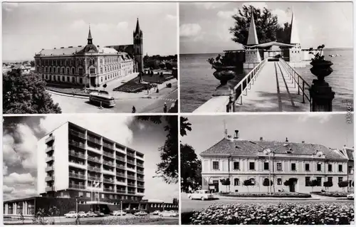 Kesthell Keszthely 4Bild Karte Foto Ansichtskarte Hungary Magyar 1967