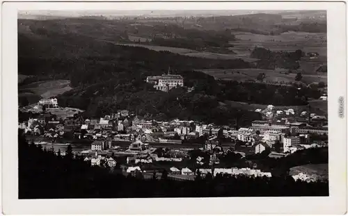 Nachod Náchod Blick auf die Stadt Foto Ansichtskarte 1930