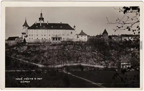 Neustadt an der Mettau Nové Město nad Metují Partie am Schloß 1935 