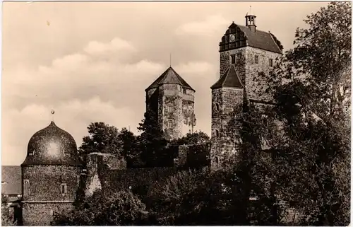 Stolpen Burgruine Foto Ansichtskarte  1957