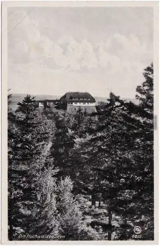 Oybin Die Hochwaldbaude - Zittauer Gebirge b Zittau  1949