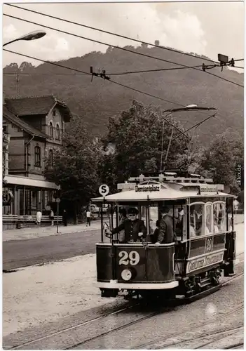 Görlitz Zgorzelec Straßenbahn aus dem Jahr 1897 Ansichtskarte 1973