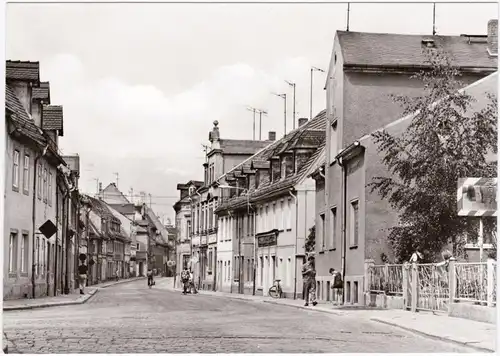 Mügeln (Bez. Leipzig) Dr.-Friedrichs-Straße Foto Ansichtskarte  1982