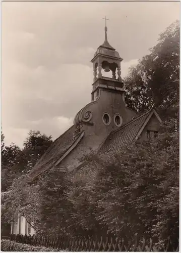 Elsterwerda Wikow Katholische Kirche Foto Ansichtskarte  1973