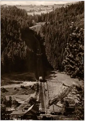 Fotokarte Lichtenhain Bergbahn-Oberweißbach Bergbahn 1969
