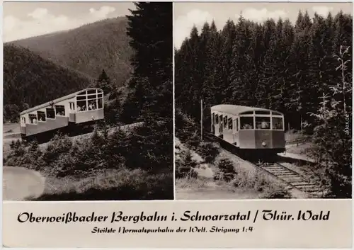 Lichtenhain Bergbahn-Oberweißbach Oberweißbacher Bergbahn 2Bild 1968