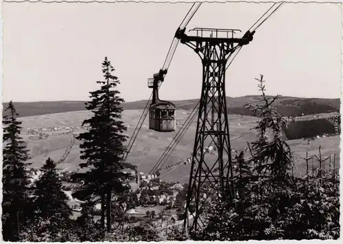 Oberwiesenthal Erzgebirge Fichtelberg-Schwebebahn 1957