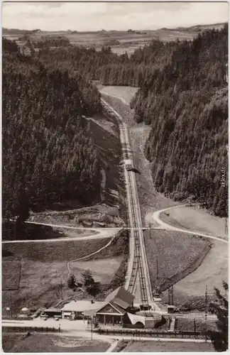 Lichtenhain Foto Ansichtskarte Bergbahn-Oberweißbach Bergbahn 1967