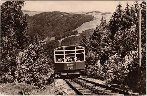 Lichtenhain Oberweißbach Oberweißbacher Bergbahn von Oben 1961