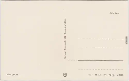 Lichtenhain Bergbahn-Oberweißbach Bergbahn, Talstation Obstfelderschmiede 1968