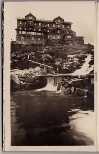 Ansichtskarten Leporello Krummhübel Karpacz Schneekoppe Schlesierhaus 1940