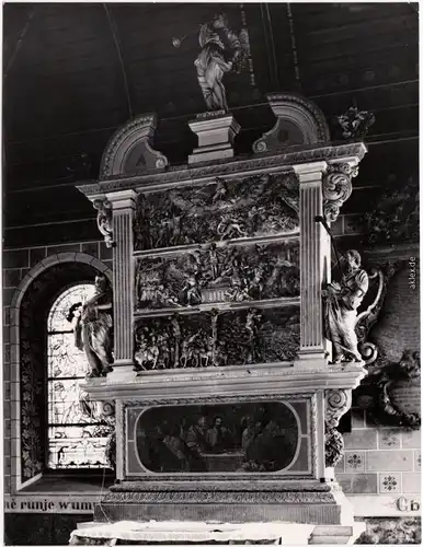 Klix Großdubrau Wulka Dubrawa Kirche: Altar b Bautzen 1965