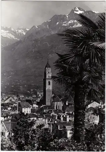 Meran Merano Panorama Foto Ansichtskarte Südtirol   1962
