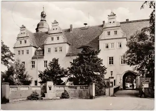 Wermsdorf Jagdschloss Foto Ansichtskarte 1977