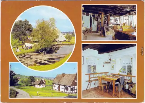 Seiffen (Erzgebirge) Mehrbild: Stadt und Freilichtmuseum 1988