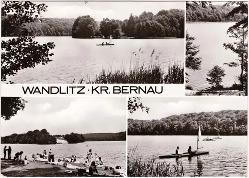 Wandlitz Am Liepnitzsee Foto Ansichtskarte b Berlin 1982