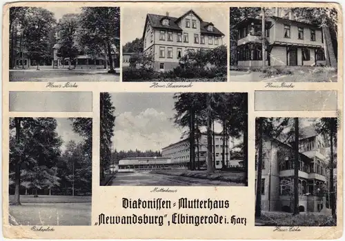 Elbingerode Diakonissen-Mutterhaus Ansichtskarte 1935