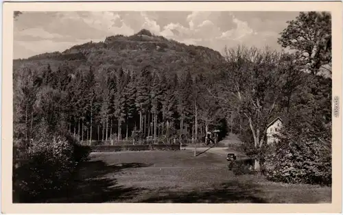 Römhild Gleichberge Steinsburg Foto Ansichtskarte 1956