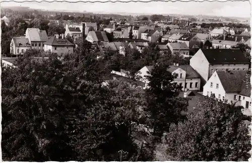 Elsterwerda Wikow Blick vom alten Wasserturm 1956 