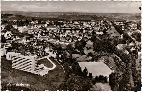 Wermelskirchen Luftbild Panorama Ansichtskarte 1962