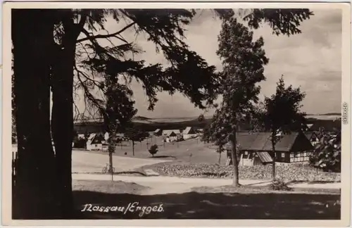 Frauenstein (Erzgebirge) Ortsansicht Foto Ansichtskarte  1954