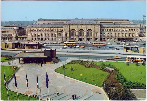 Straßburg Strasbourg Place de la gare 1978