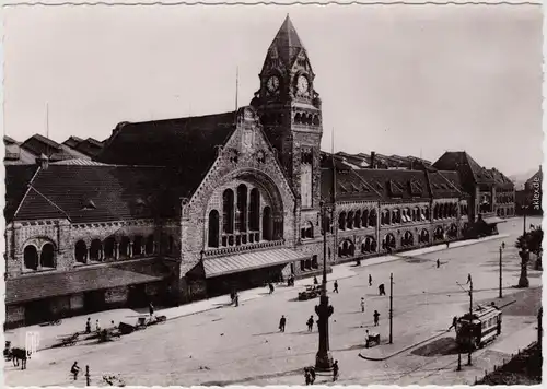 Metz La Gare Ansichtskarte Lothringen Lorraine 1970