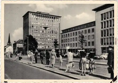 Kassel Cassel Scheidemannplatz und Hochhaus Foto Anichtskarte  1961