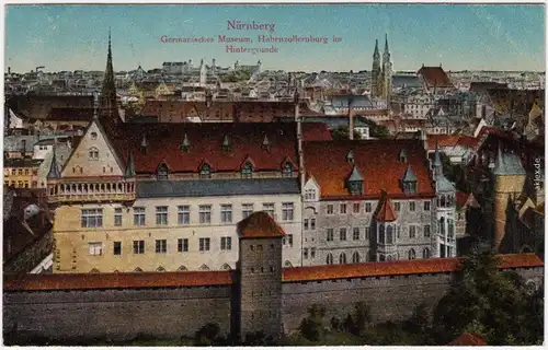 Nürnberg Germanisches Museum, Hohenzollernburg 1919 