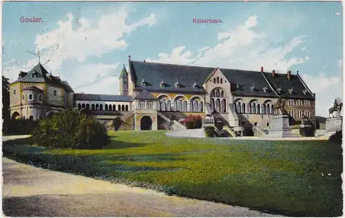 Goslar Kaiserhaus   Ansichtskarte 1914