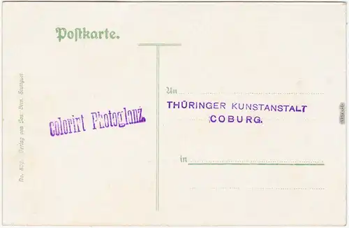 Ansichtskarte Hechingen Burg Hohenzollern 1915