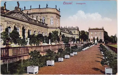 Kassel Cassel Orangerie  Ansichtskarte  1916