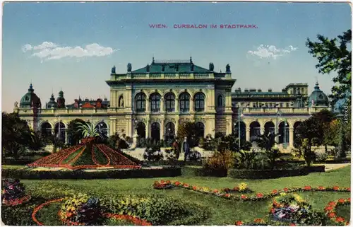 Ansichtskarte Wien Innere Stadt Kursalon im Stadtpark 1913