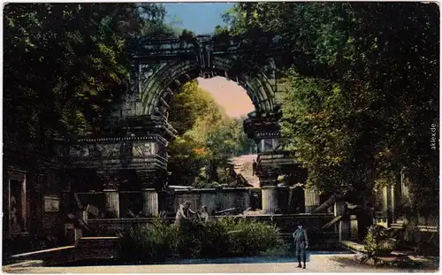 Wien Römische Ruine Ansichtskarte 1914
