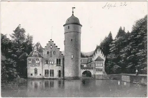 Mespelbrunn Schloß Mespelbrunn  Ansichtskarte  1920