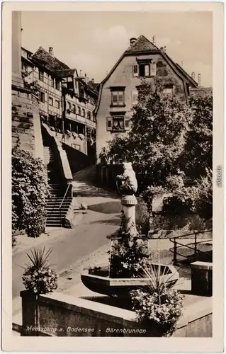 Meersburg Partie am Bärenbrunnen Foto Ansichtskarte  1941