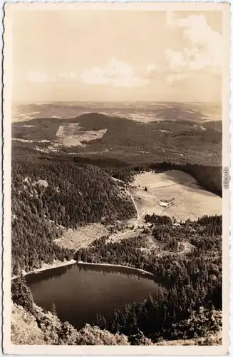 Feldberg Blick von Seebuck auf Feldsee Foto Ansichtskarte 1932